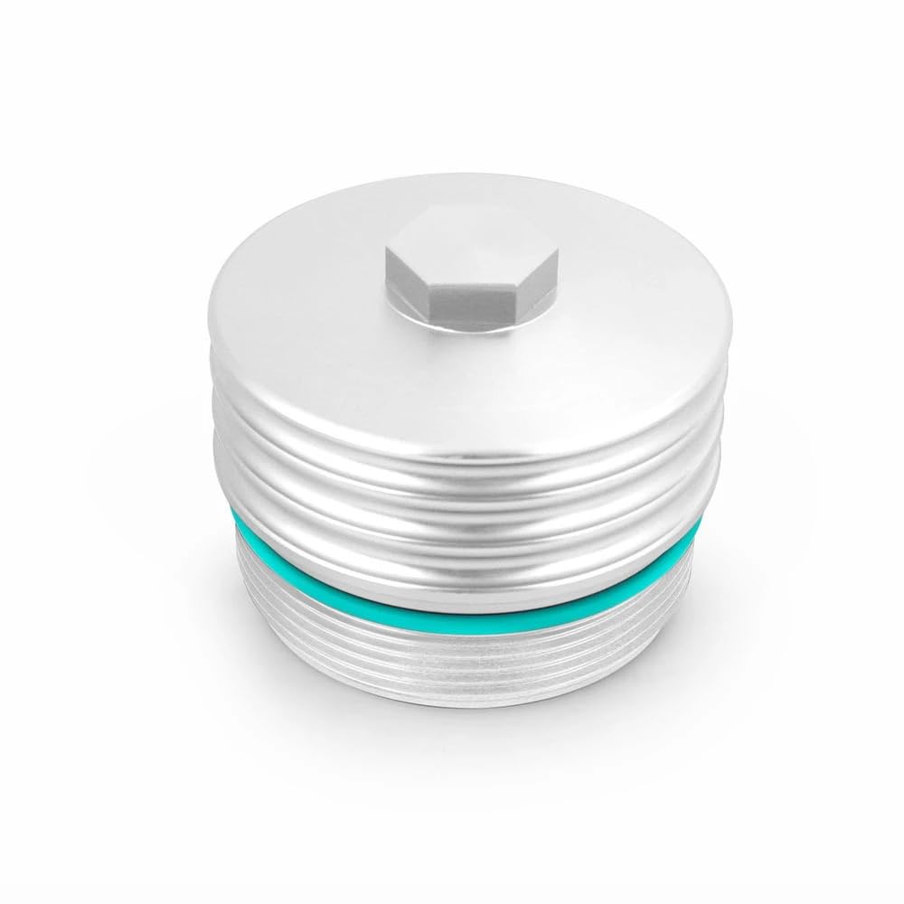 Tappo Serbatoio Coperchio Adatto per Bmw N20 N26 Coperchio filtro olio Alloggiamento in lega di alluminio N51 N52-N55 Parte modifica auto rossa(Red)