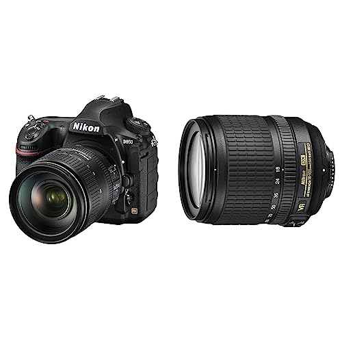 Nikon D850 45.7MP Digital SLR Camera (Black) with AF-S Nikkor 24-120mm F/4G ED VR Lens and 64GB Memory Card & Nikon Af-S Dx 18-105Mm G Vr Zoom Lens for DSLR Camera – Black Nikon D850 45.7MP Digital SLR Camera (Black) with AF-S Nikkor 24-120mm F/4G ED VR Lens and 64GB Memory Card & Nikon Af-S Dx 18-105Mm G Vr Zoom Lens for DSLR Camera – Black