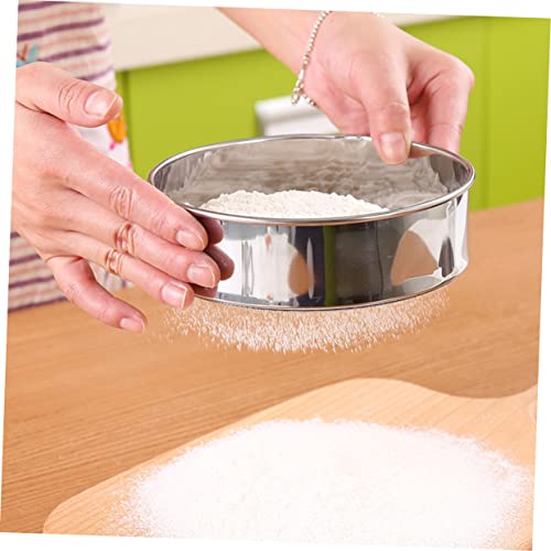 SHOWERORO 3Pcs Coador De Malha Fina Peneira De Farinha Pequena Peneira Fina Peneira De Chá Pequena P