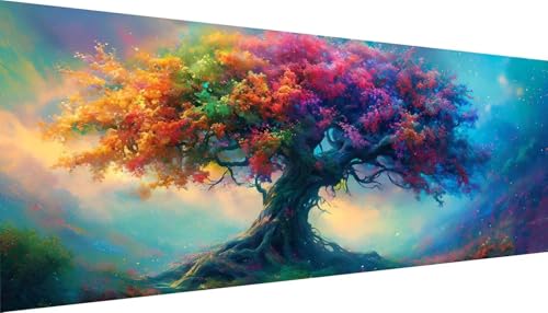 Broderie diamant grand format 125x50cm pour habiller vos grands murs blancs sans peindre