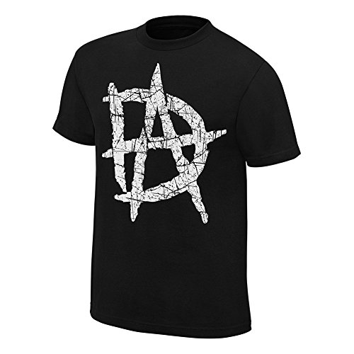 Official WWE Authentic Unisex Dean Ambrose DA Youth T-Shirt Medium Black