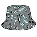 Produktbild 558 Hip Pop Hut Telefone Telefone Telefone, Grau Und Fischerkappe Mode Buckethut Reversible Fischerhüte Für Jugendliche, Damen, Jagd