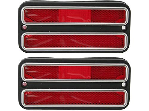 Marketplace Auto Parts Rear Side Marker Light Set of 2 - Compatible with 1968-1972 Chevy C10 Pickup