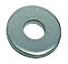 Steel Flat Washer, Plain Finish, ASME B18.22.1, 1/4" Screw Size, 9/32" ID, 5/8" OD, 0.065" Thick (Pack of 100)