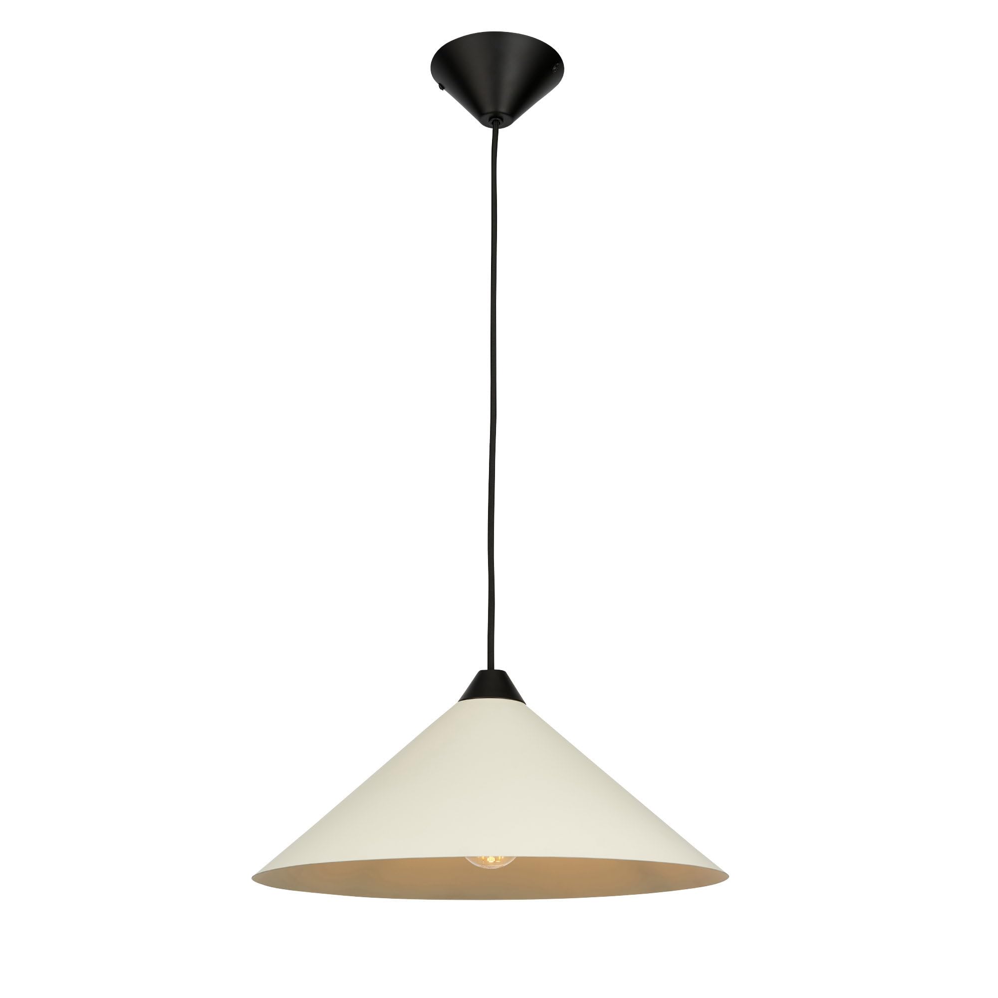 firstchoicelighting Taupe Beige Ceiling Pendant Light, Modern Kitchen Dining Island Lighting, Diameter 40cm, Height Adjustable