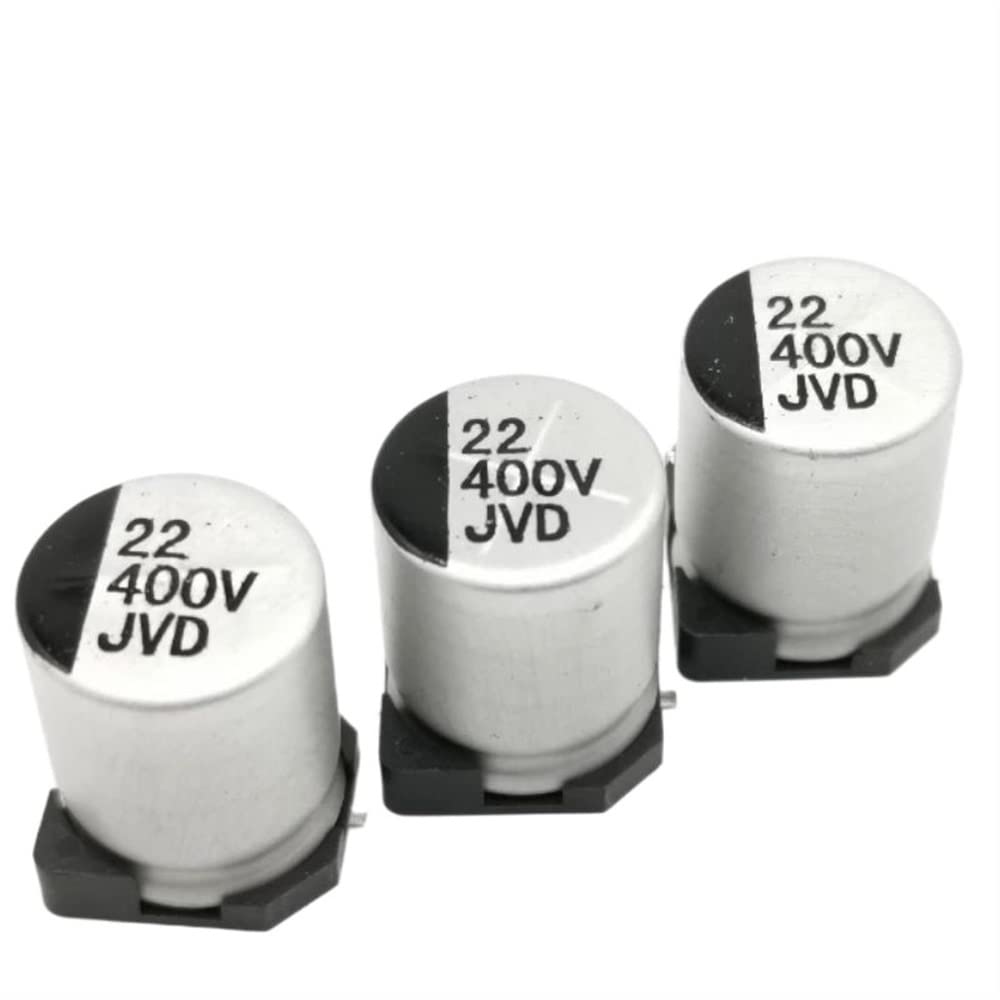 Condensadores Condensador electrolítico SMD de alto voltaje de 100 piezas/Condensador de alto voltaje/22UF400V12.5 * 16 mm/Módulo LED/Comunicación de red suministros de bricolaje