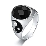 ♥Dieser Edelstahlring wird zu einem echten Highlight im Schmuckkästchen einer jeden Mann. Er wird nie aus der Mode kommen. Für eine Party ist dieser Ring genau der richtige. Er ist das Nr. 1 Geschenk für die Geburtstag und Surprise.
