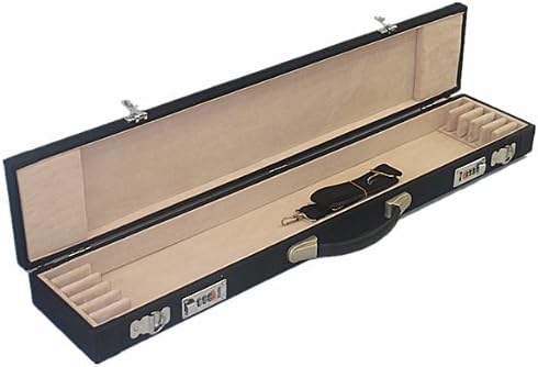 Black Pro. Wooden 6 Bow case for 4/4 Violin / Viola / cello Bow