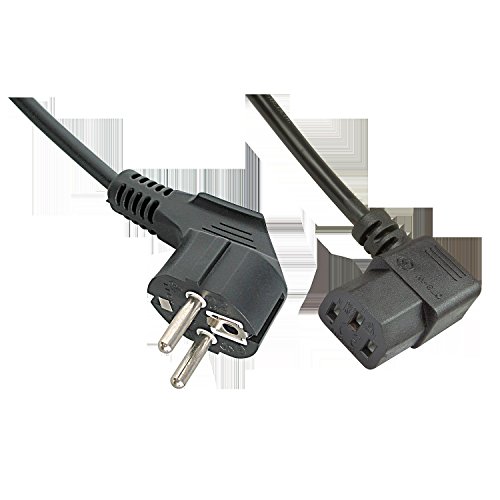 Lindy Cavo alimentazione Schuko a IEC C13 ad angolo, 2m
