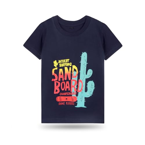 Image of T2F Boy's Cotton Printed Regular Fit T-Shirt (Pack of 6)