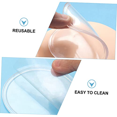 BIUDECO 5 peças de adesivos redondos para testa, ferramentas de extensão de cílios, bandeja de servi