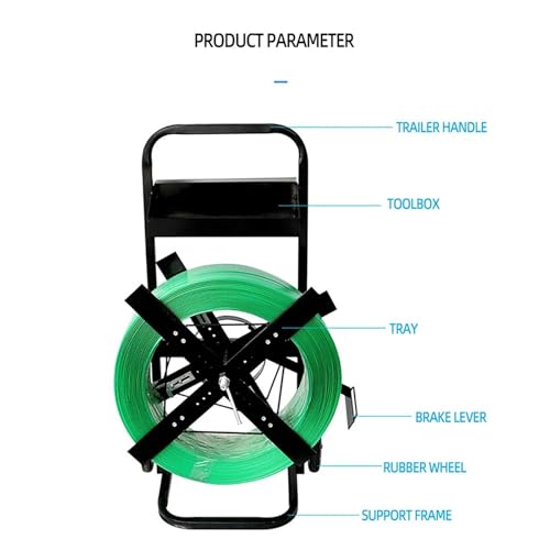 Carro manual para embalaje eficiente de palés con flejes de plástico PET 4