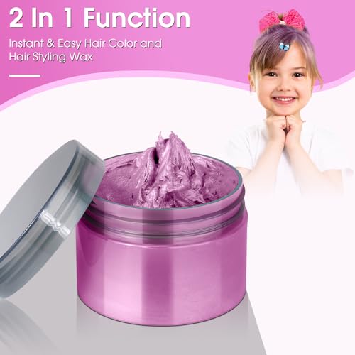 Kit de Cera Temporal para Color de Cabello Rosa miniatura 2