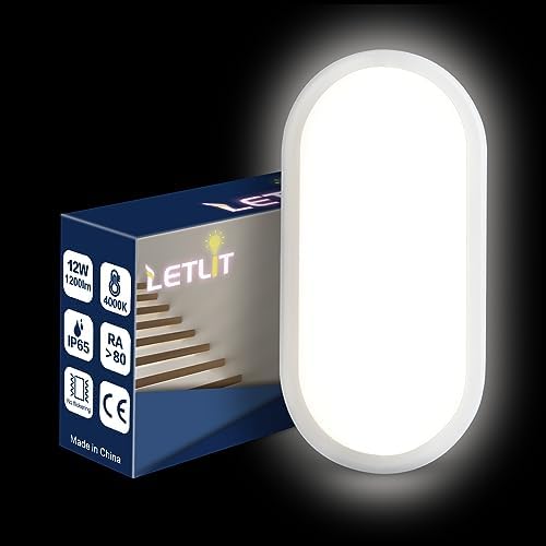 Plafoniera Applique A Led Tonda Tartaruga Luce Bianca 6500k 20w Per Esterno Ip65
