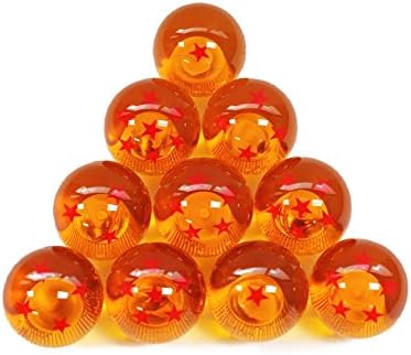 Kei Project Dragon Ball Z Star Manual Stick Shift Knob with Adapters Fits Most Cars (7 Star)