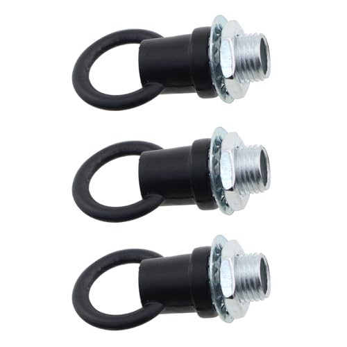 Image of 4PCS 10mm Lighting Fixture Metal Chandelier Chain Extensions Black Lantern Closed Smooth Hooks DIY Lamp Accessories for Hanging Fruit Baskets or Flower Pots
