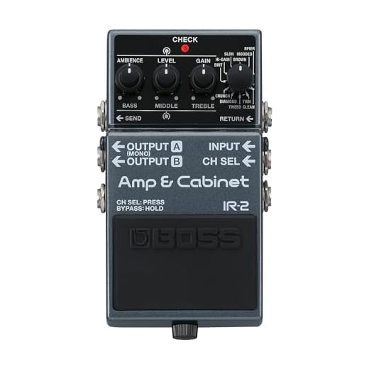 BOSS IR-2 Amp & Cabinet | Emulador de amplis prémium y cargador de IR de pantalla | 11 tipos de ampli diferentes | IR de pantalla de Celestion Digital | Interfaz de usuario sencilla