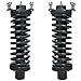 Detroit Axle - Struts Shocks for 2002-2012 Jeep Liberty 2007-2011 Dodge Nitro Complete 2 Front Ready Struts w/Coil Springs Assembly 2 Rear Shock Absorbers 2008 2009 2010 Replacement Suspension Kit
