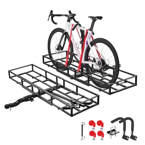 VEVOR 2-in-1 Cargo + Fat Tire Bike Rack