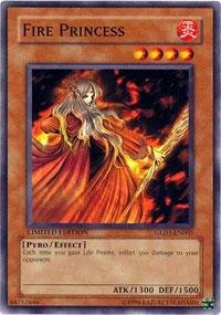 Amazon.com: Yu-Gi-Oh! - Fire Princess (GLD1-EN005) - Gold Series 1