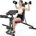 ZQJYMXM Abdominal Boards, Multifunctional Dumbbell Bench Fitness Chair Leg Trainer Bench sit-up Board Home Fitness Equipment
