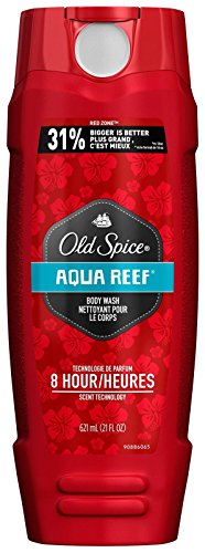 Old Spice Body Wash Red Zone Aqua Reef 21 Oz (621ml), 1.45 Pound