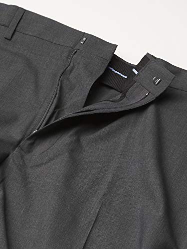 Haggar Men's Premium Stretch Tic Weave Expandable-Waist Plain-Front Dress Pant3