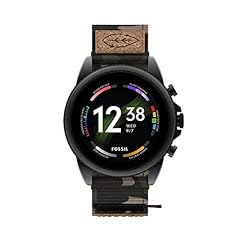 Fossil Men's Gen 6 44mm Stainless Steel and Cork Touchscreen Smart Watch