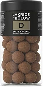 LAKRIDS BY BÜLOW - D - Salt & Caramel - Dänische Gourmet Lakritz-Kugeln - Süßer Lakritzkern umhüllt von Karamell-Schokolade & Meersalz