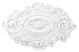 1 Rosace Stuc décorative de plafond rossete mural antichoc 50 x 75 cm, r119