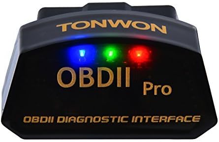 TONWON Car OBD2 Code Readers, OBDII Bluetooth Scan Tool Car Diagnostic Tool Vehicle Scanner for iOS and Andiord