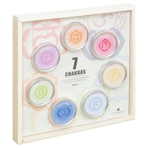 Coffret 7 bougies Chakra Atmosphera Cover