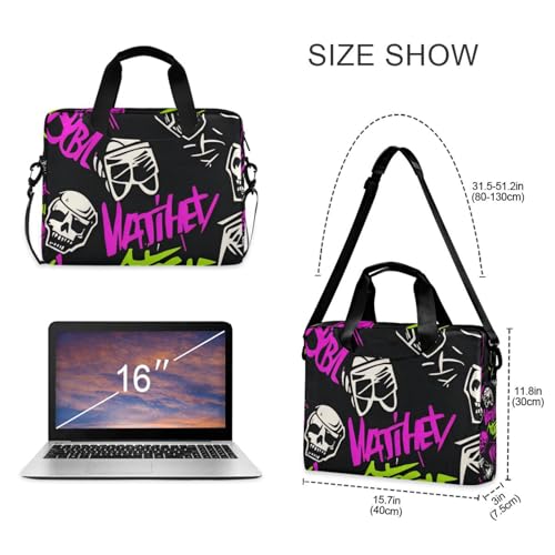 Maletín portátil para laptop 15.6 pulgadas con correa miniatura 5