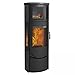 Produktbild Lotus LO-212 Prio 7M Kaminofen Schwarz/Indian Night/Seitenglas, Rauchabgang hinten/A