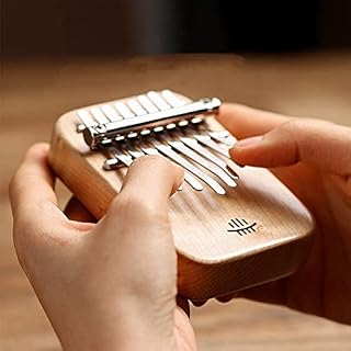 BIENKA 1 Ensemble Mini Kalimba Pouce Piano Portable 8 Touches Doigt Piano Instrument de Musique avec Sac Tissu et… - Les Beatles, Paul McCartney, John Lennon, RIngo Starr, George Harrison BIENKA 1 Ensemble Mini Kalimba Pouce Piano Portable 8 Touches Doigt Piano Instrument de Musique avec Sac Tissu et… – Image 4