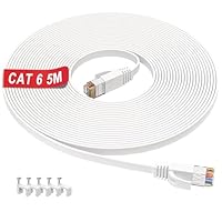 Câble Ethernet Rj45 Cat 6 Mâle/mâle Droit Plat - Ftp 3 M - Metronic 495520 | Leroy Merlin