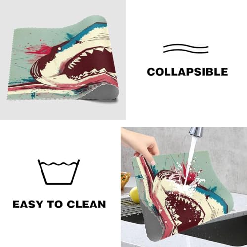 Sets de table Angry Shark anti-rayures pour protéger vos meubles - 5