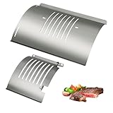 PB1285KC 火炎ブロイラーキット ピットボスKCコンビネーションスチールペレットグリル用、Platinum KC (PB1285KC)、PB1020NX、Charleston 1020シリーズと互換性あり メインプレート、スライド蓋付き