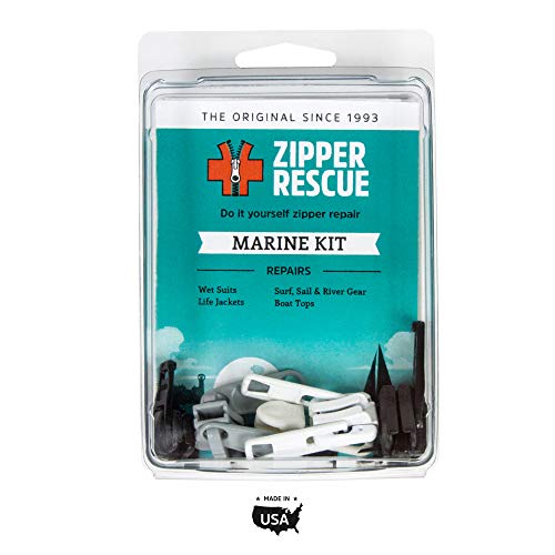 Zipper Rescue Zipper Repair Kits – The Original Zipper Repair Kit, Made in America Since 1993 (Marine)