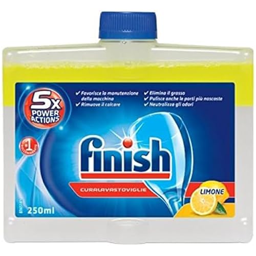 Finish Limpiamáquinas, limpieza profunda para el Lavavajillas Limón 250ml