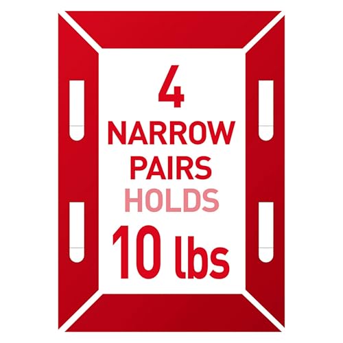 Image of Command 10 lb Narrow 12 Pairs Picture Hanging Strips (24 Strips), Damage-Free Hangers for Picture Frames, No Tools Required, Great for Home Room Wall Decor, White Adhesive