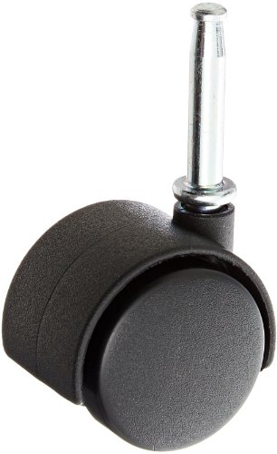 Shepherd Source II Series 40mm Diameter Nylon Hooded Twin Wheel Caster, 5/16