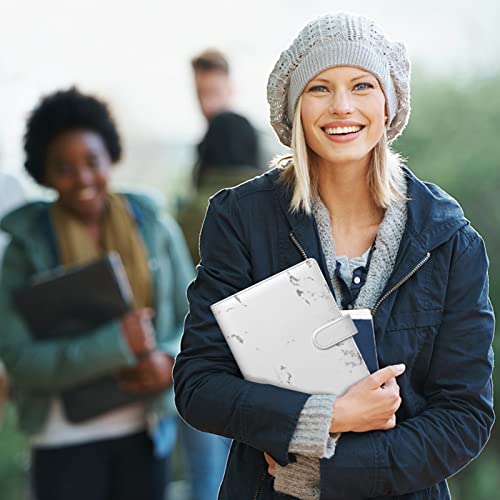 A5 Leather Notebook Binder, Classycoo 6 Ring Binder Planner Notebook Cover For A5 Filler Paper, Loose Leaf Personal Planner Binder Cover With Magnetic Buckle Closure(Inner Paper Not Included) #TOP6