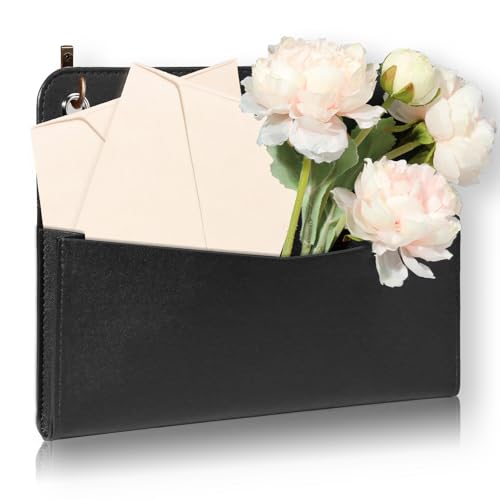 Wall-Mount Faux Leather Mail Holder