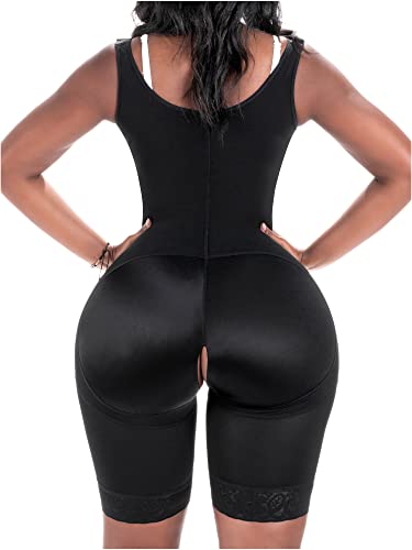 Women Mid Thigh Shapewear Post Surgery Fajas Colombianas Levanta Cola2