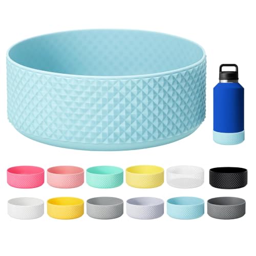 Bluwing Silicone Boot for YETI Rambler 64 oz Water Bottle, Light Blue