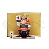 薬師窯(yakushigama) 錦彩初陣大将(木台付)高さ8.5cm