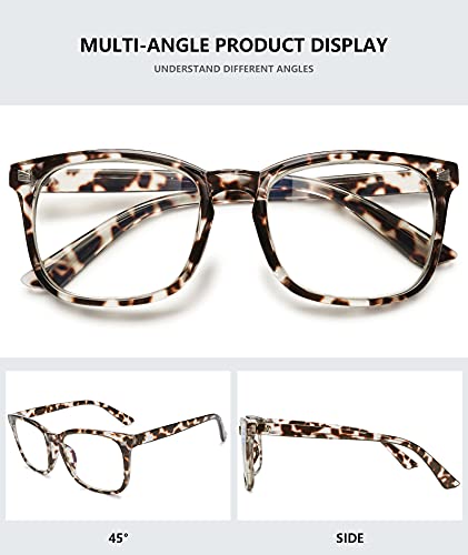 MAGIMODAC Blue Light Blocking Glasses Reading Glasses Lightweight Frame Eyeglasses 1.0 1.25 1.5 1.75 2.0 2.25 2.5 2.75 3.0 3.5 4.0 Unisex for Women and Men and Aged (Leopard - Image 3
