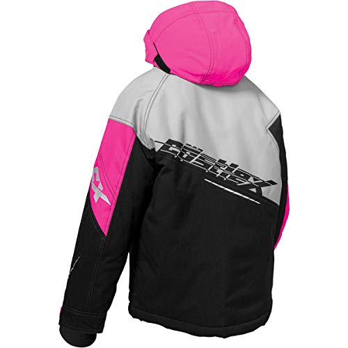 Castle X Youth Code Jacket in Silver/Black/Pink Glo, Size Large2