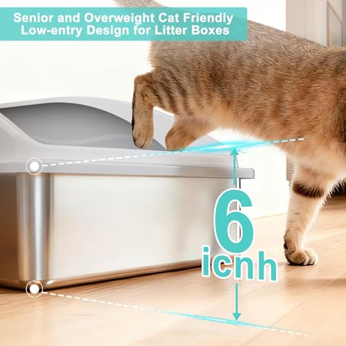 Caja sanitaria metálica para gato extra grande XL miniatura 4
